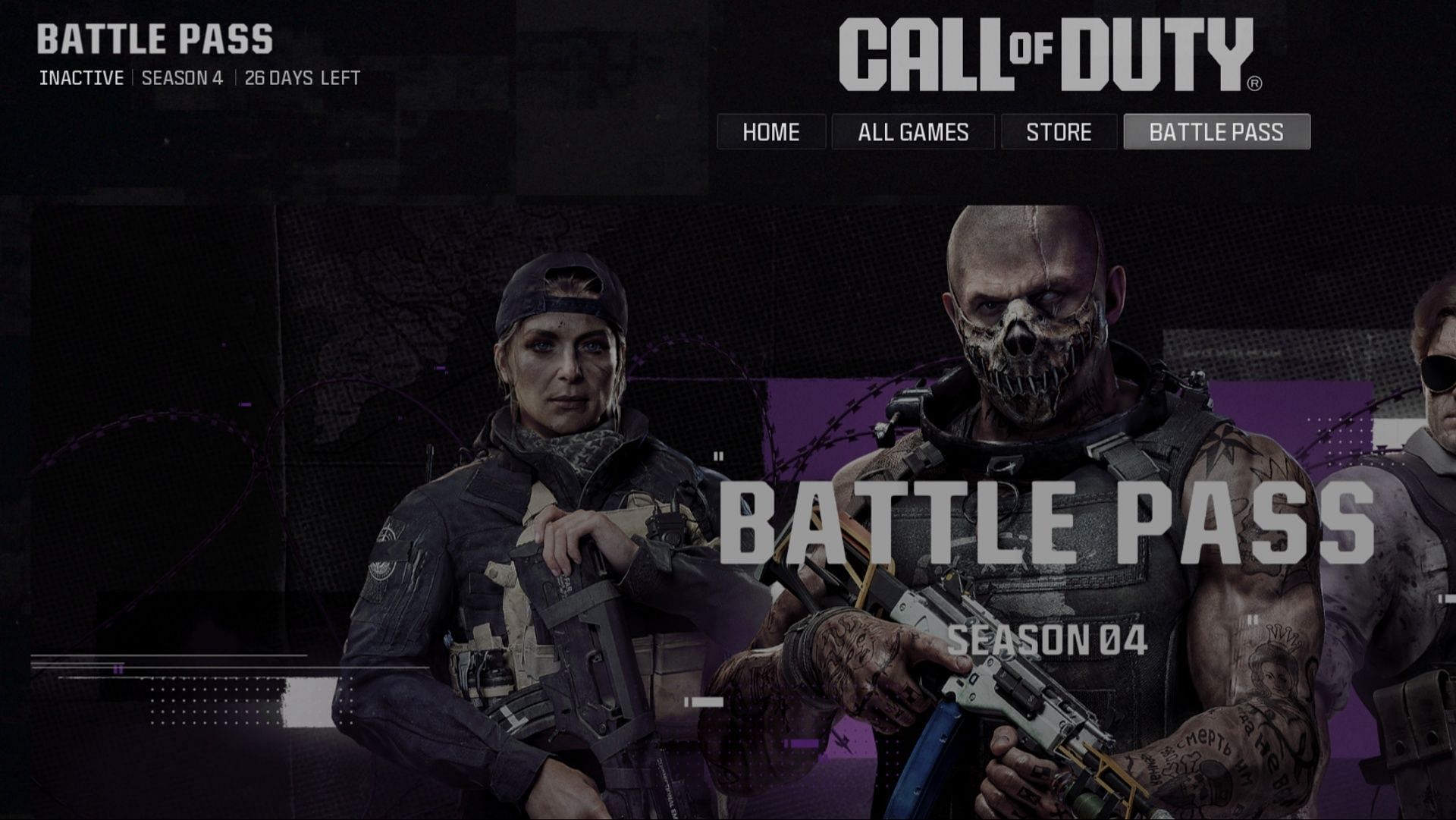 Battle pass timer (Image via Sportskeeda Gaming || Activision)